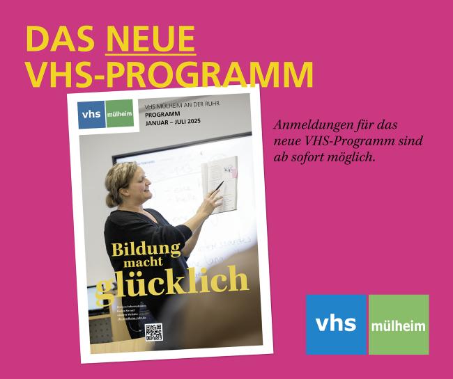 Hinweis neues Programm