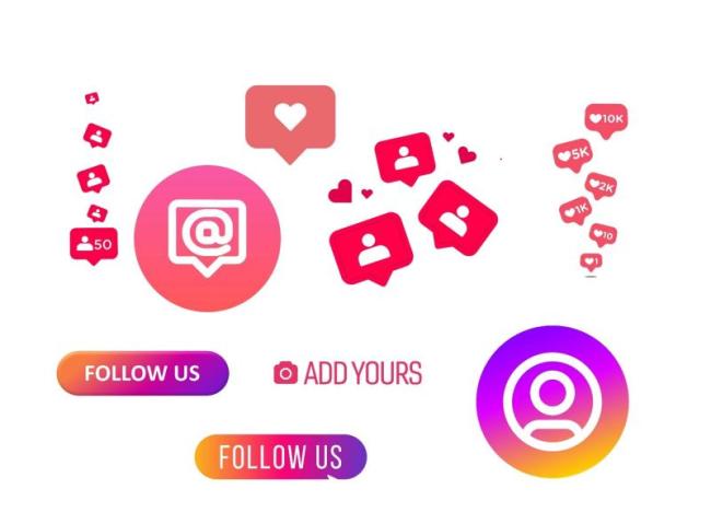 Comprehensive Collection of Instagram Logo Variations, Emojis, and Reaction Icons - High-Quality Vector Graphics for Social Media Posts, Marketing Materials, Web Design, and Digital Creativity